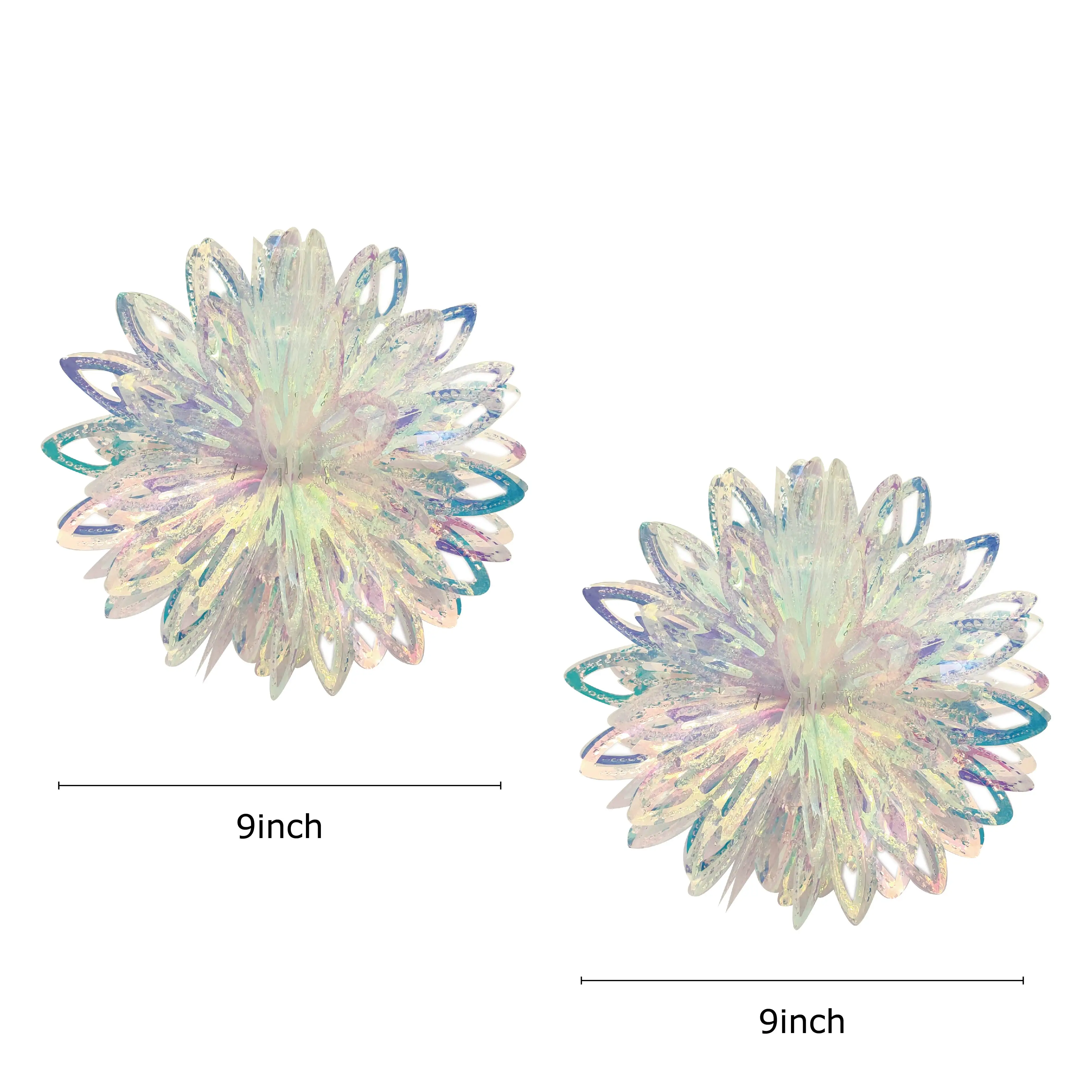 Set of foil ceiling hanging flowers ball for christmas party CE-NB010