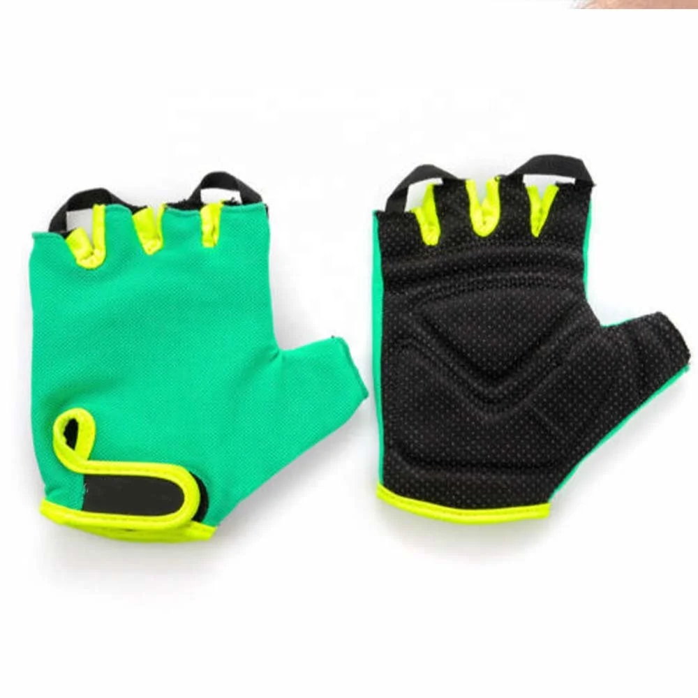 Wholesale Half Finger Finger Cycling  Breathable Anti Slip Pad Motorcycle Road Bike Gloves Men Women