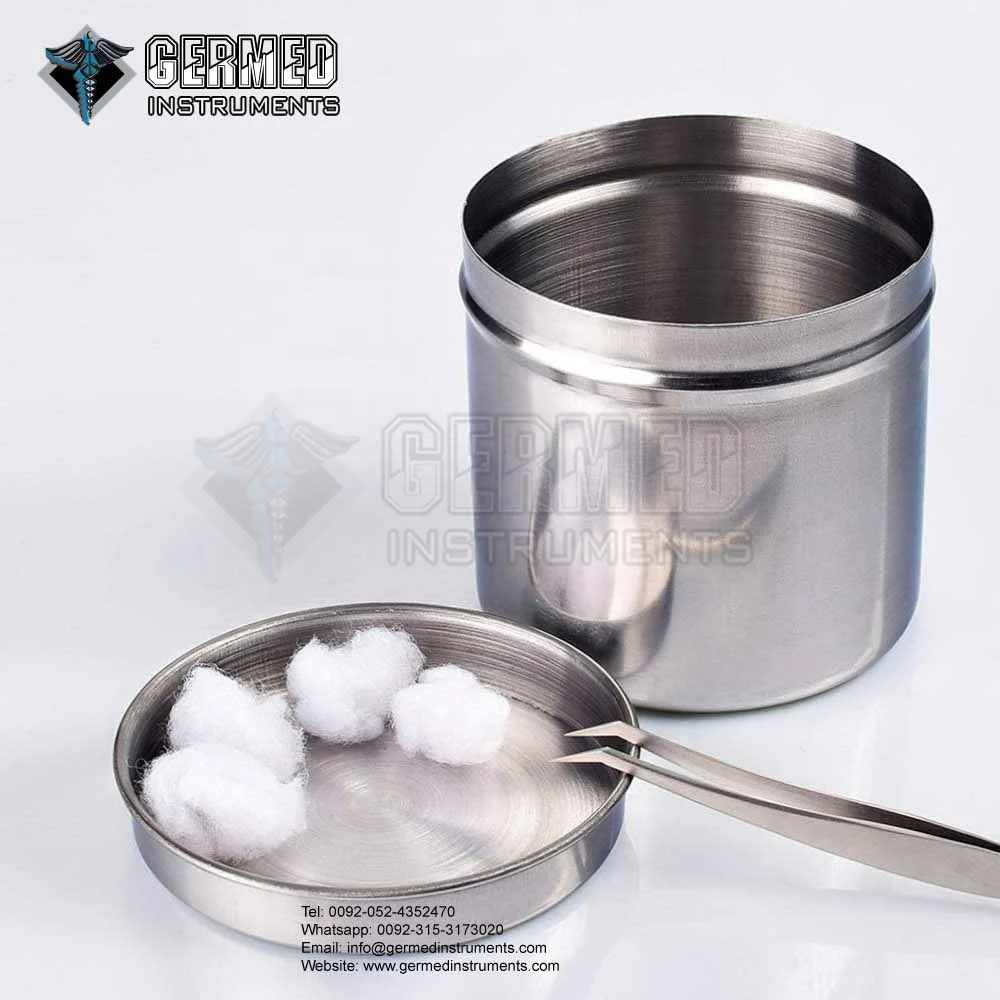 Stainless Steel Sterilizer Dressing Drums By GERMED ENTERPRISES
