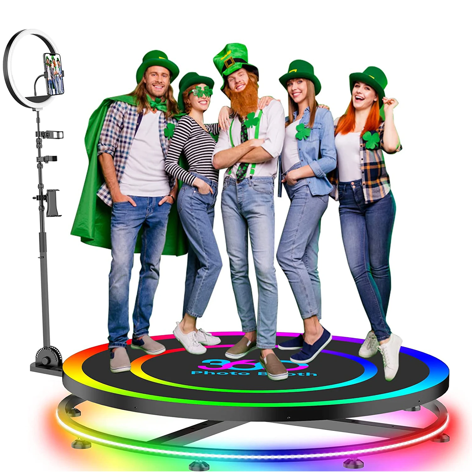 Factory Direct Aluminum Tension Fabric Portable 360 Backdrop For Tradeshow Exhibition Enclosure Backdrop 360 Photo Booth