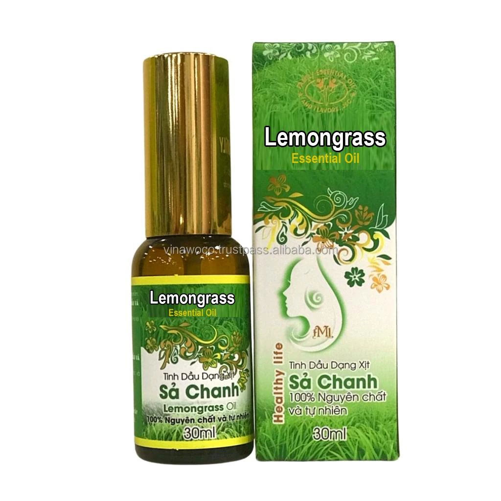 New Products - 30ml Lemongrass Essential Oil Mist Spray - 100% Pure Natural Undiluted - Repels mosquitoes and insects very well