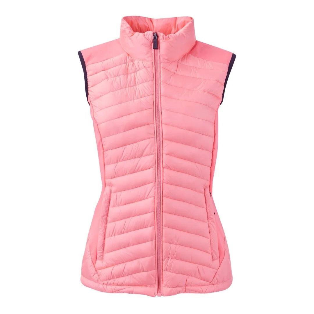 Womens Puffy Vest - Down Jacket for Women winters fashion half sleeves padded