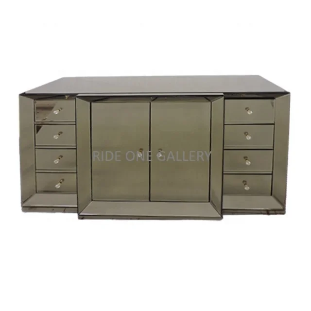 
 Сделанное на заказ современное коричневое настольное зеркало для шкафа Termino из высококачественного стекла для домашней мебели  