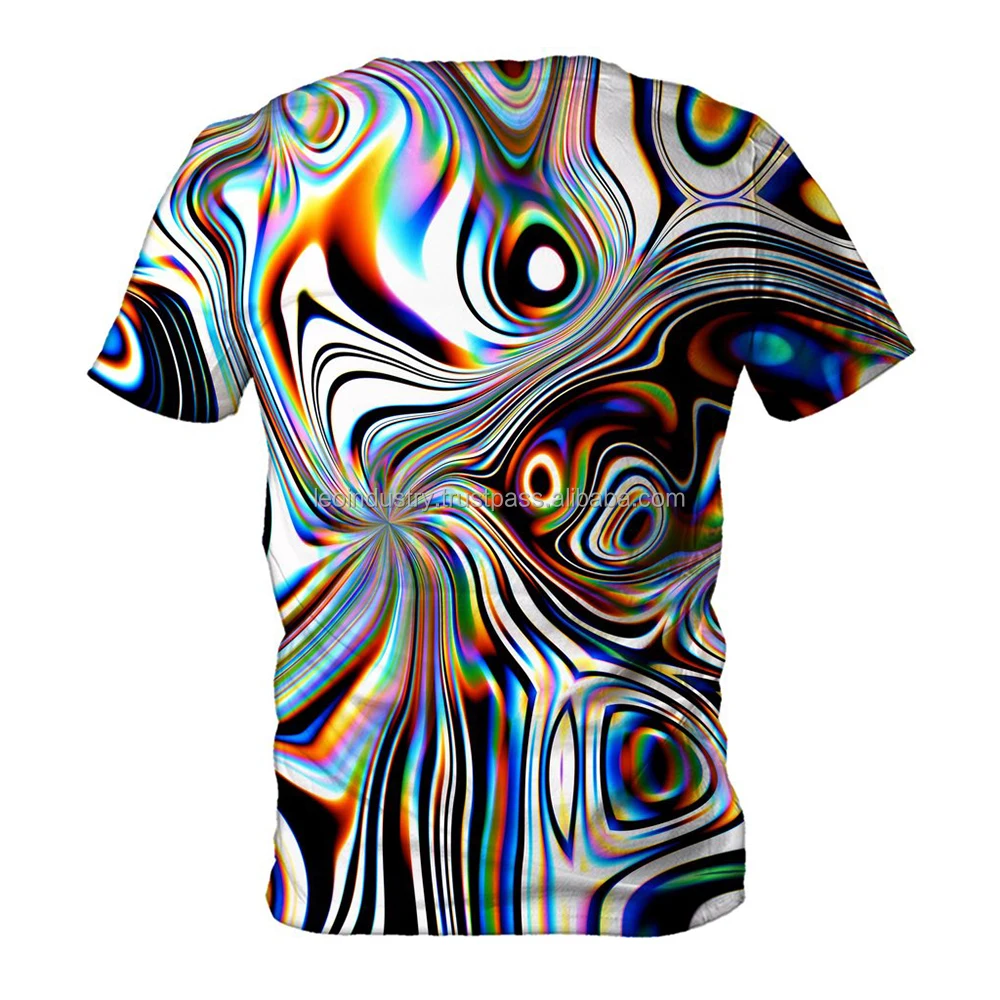 Wholesale Blank Custom Bleached T Shirts Men Women Unisex Sublimation Bleach Shirts