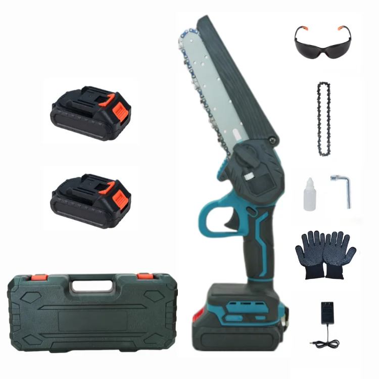 BOLIU Professional Model 6-Inch Electric Chainsaw with Brushless Motor Lithium Battery & Digital Display Chain Saws