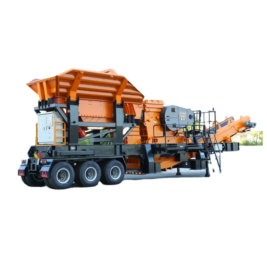 CW710J wheel type mobile jaw crusher machine CW Wheeled Mobile Range