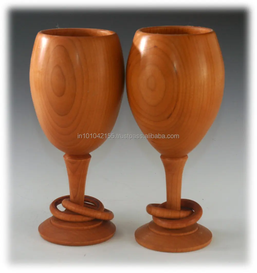 
Стаканы из натурального дерева 