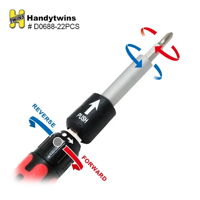 Manual Precision Screwdriver Kit With 20 Bits