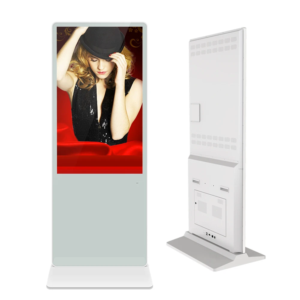 Floor standing kiosk advertising display digital signage price singapore player indoor LCD digital signage