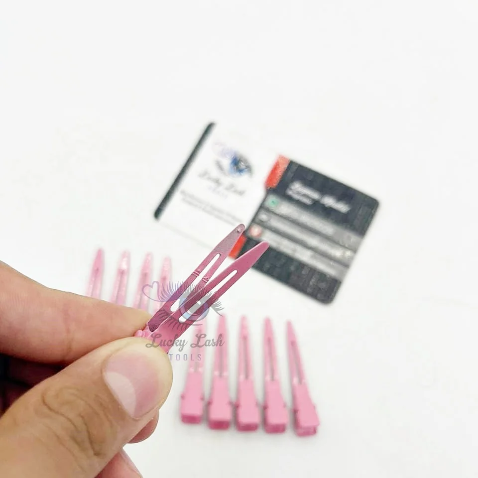 Clips & C Shape Hair Weave Needle In Pink Color Brazilian Hair Weft Extension Weaving Type Curved Thread Sewing Styling Tools