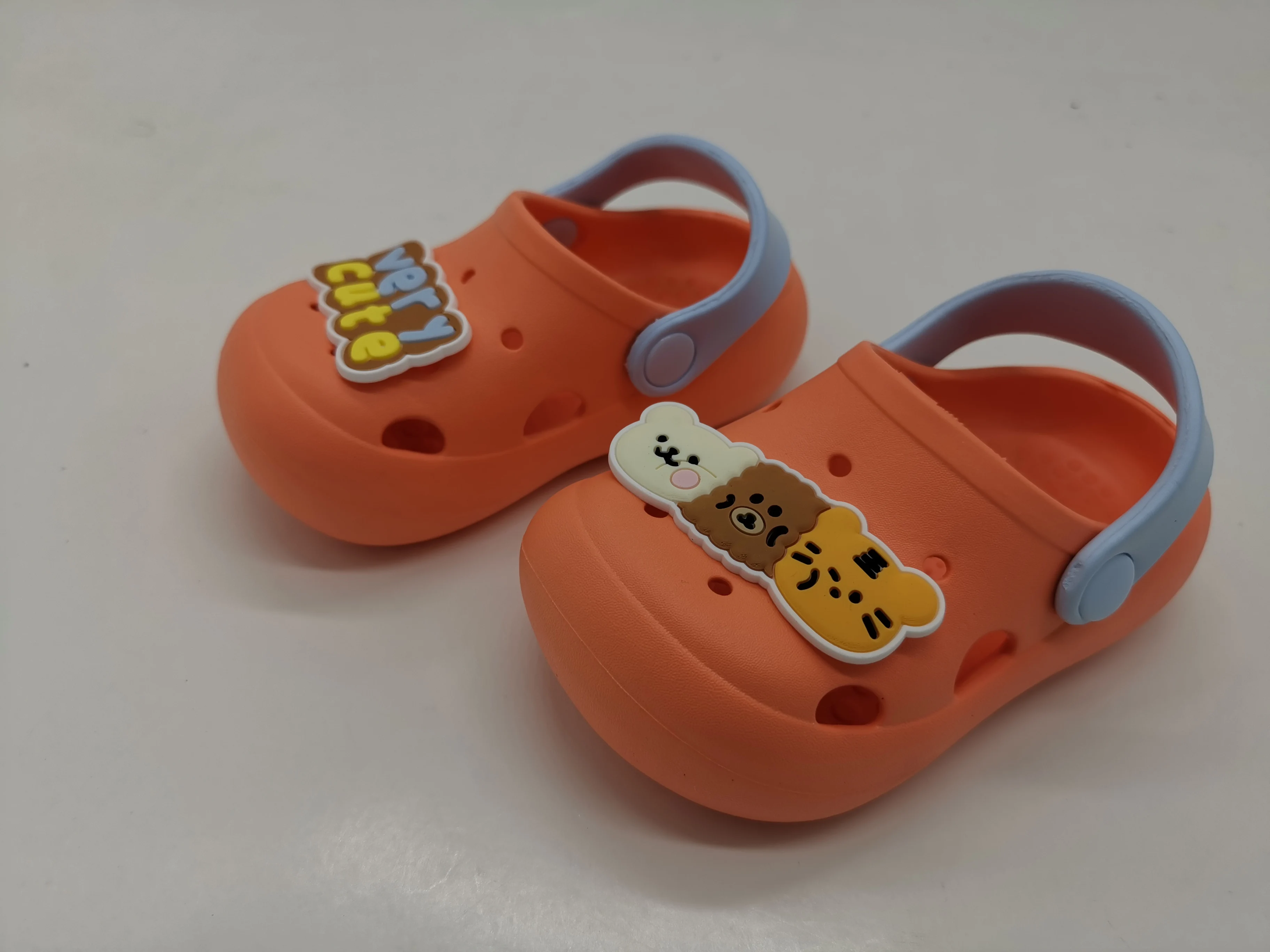 2024 Cute Animal Alphabet Pattern Eva Children Clogs Customized Durable Eva Garden Clogs Shoes Sandals Slippers for Kids