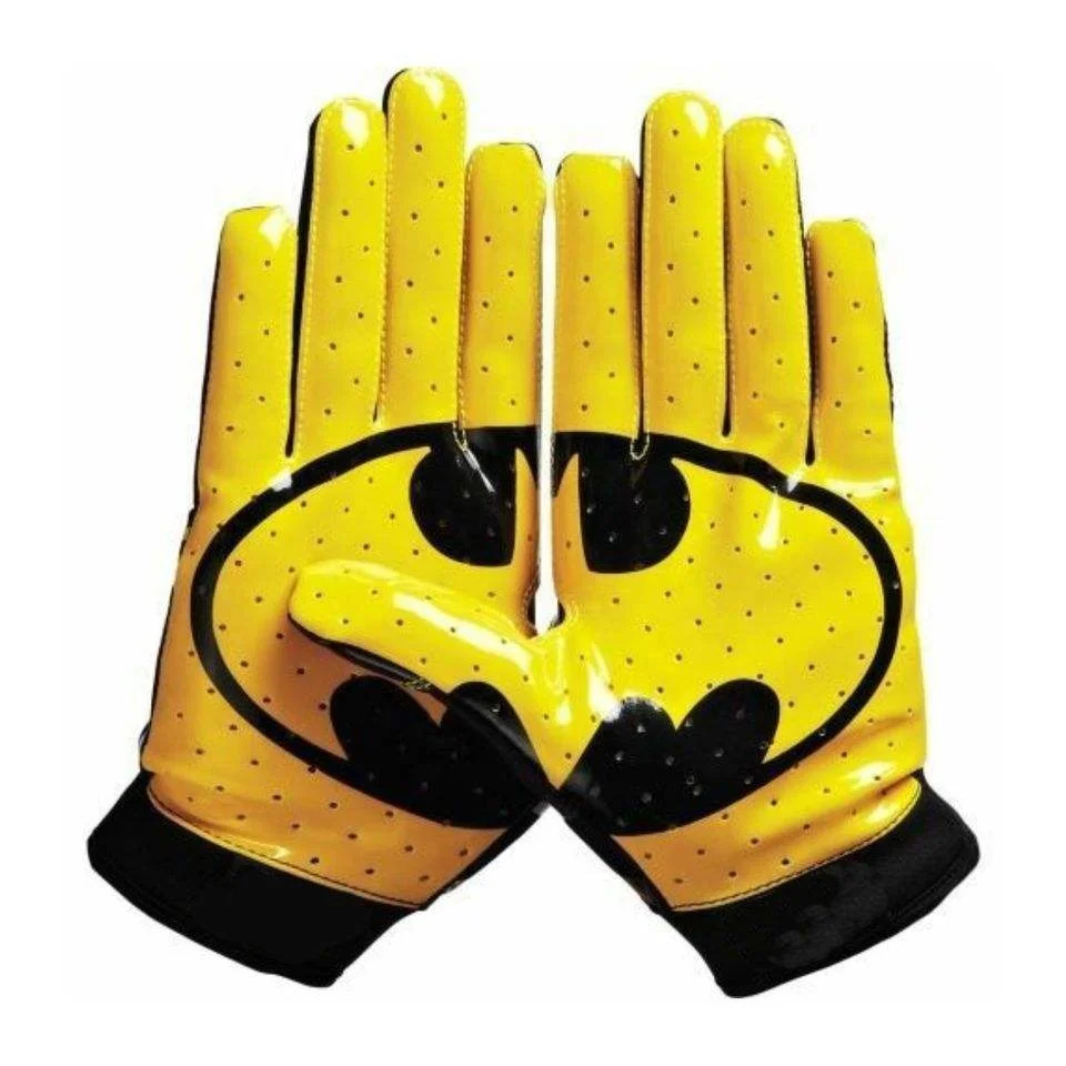 Best Outdoor Popular Desigm American Football Gloves Cheap Price Best Quality American Game Season Football Receiver Gloves