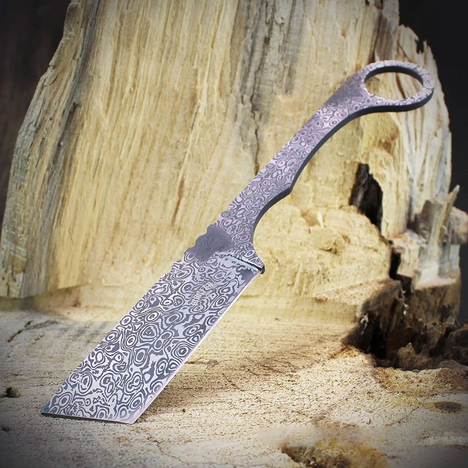 Бритва из дамасской стали с фиксированным лезвием одноразовая прямая лезвие для парикмахера прямым футляром