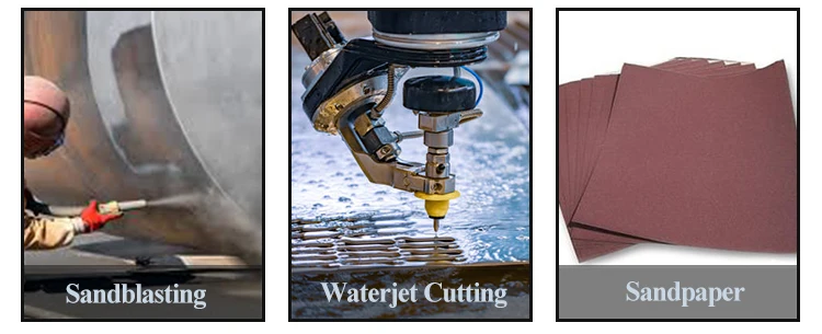 Sandblasting garnet waterjet 80 mesh garnet abrasive for sale