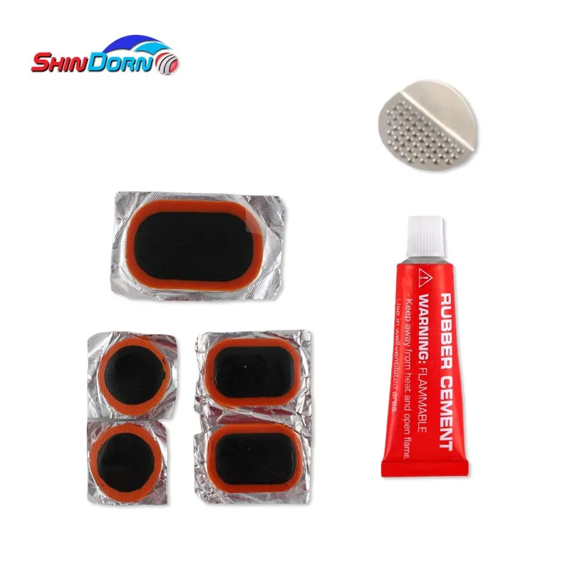 Portable Bike Tyre Puncture Repair Tools Kit with Liquid Sealant