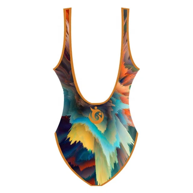 80% polyester 20% spandex new design 2023 Women one piece body suit 1 piece sexy bikini swim wear hot beach wear bathing wear