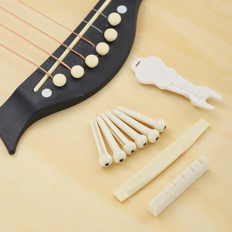 acoustic wood guitar string pick set string cone pick string nail upper lower nut pinprick instrument maintenance repair tools