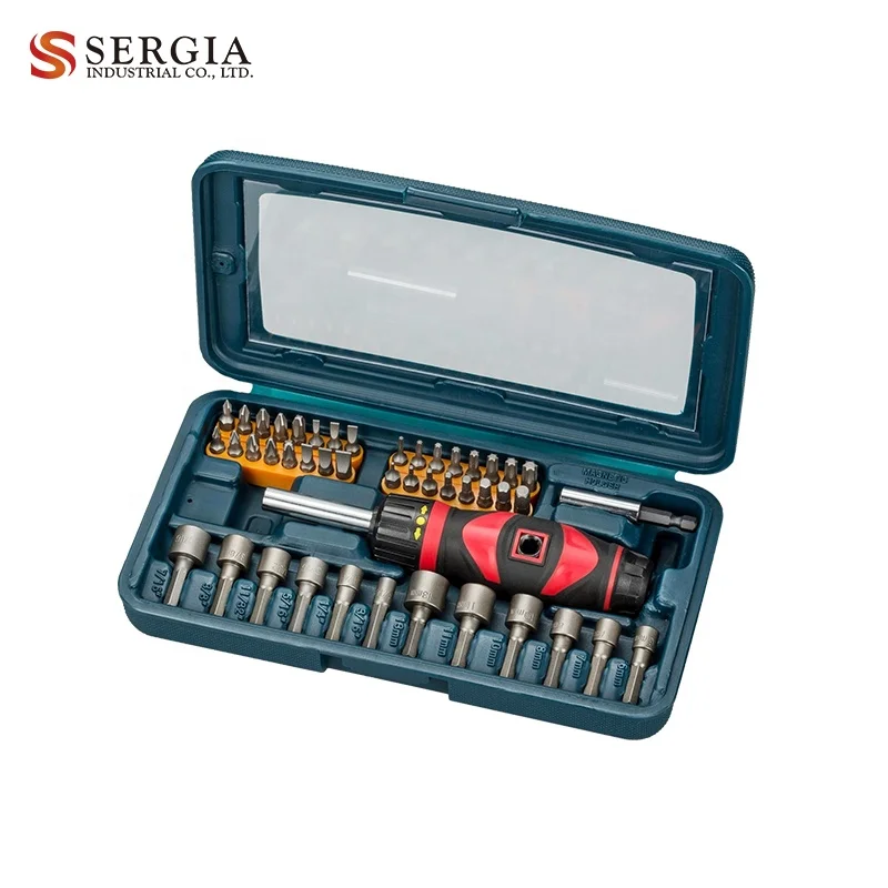 29-43Pcs Ratcheting Screwdriver Set Multi Screwdriver Bit Set with Ratchet Bit Holder