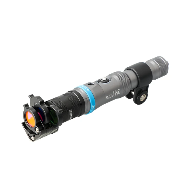 WEEFINE  WF095 Smart Snoot (WF079 Smart Focus 1200FR + WFA61 + WFA62) Ultra-compact LED dive light Weefine Smart Focus 1200FR