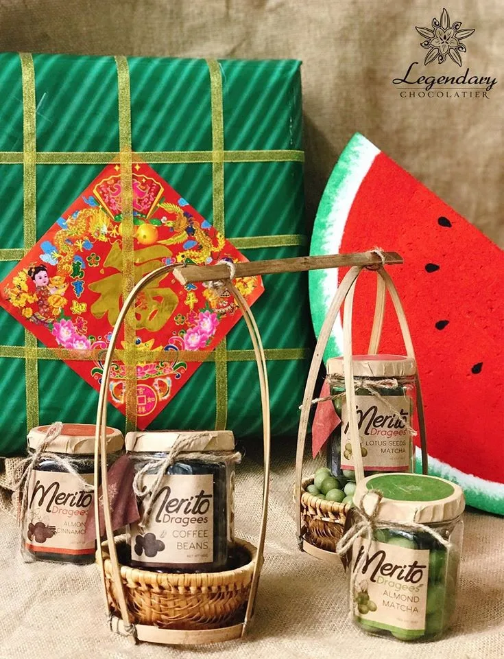 Wholesale Dragee Almonds inside Matcha Chocolate Viet Nam Original