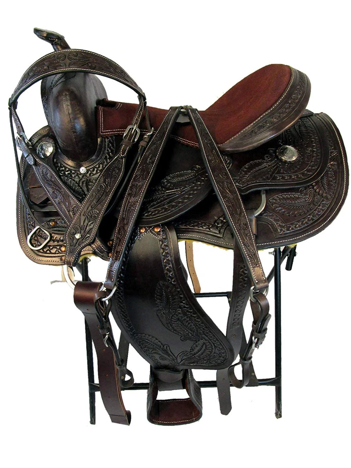 Классическое качественное удобное кожаное седло manпал для лошади ручной работы в западном стиле