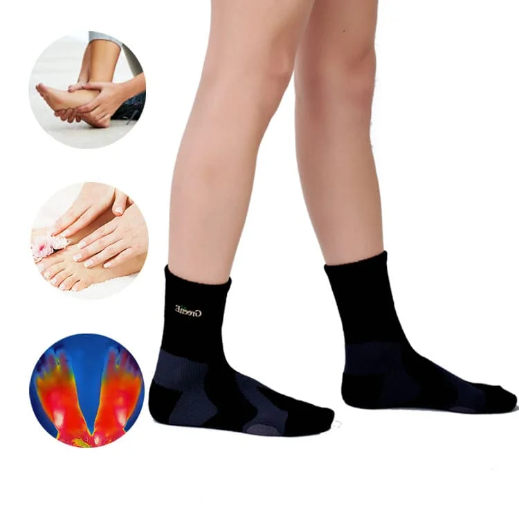 Экстра-подушка инфракрасная нить облегчение боли кровообращение нановолокно терапия отек ноги дальнее инфракрасное Функциональные носки до щиколотки