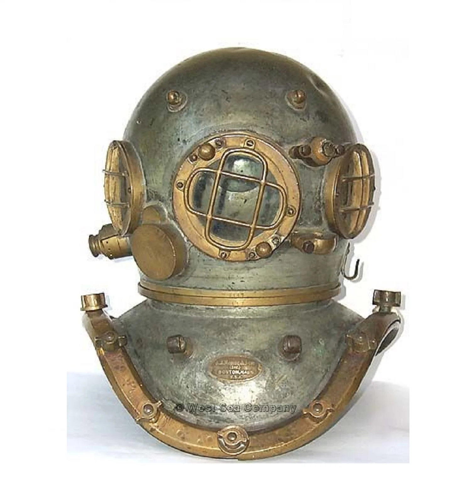 Античный 18-дюймовый подводный морской шлем для подводного плавания корабль декоративный ручной работы высокого качества