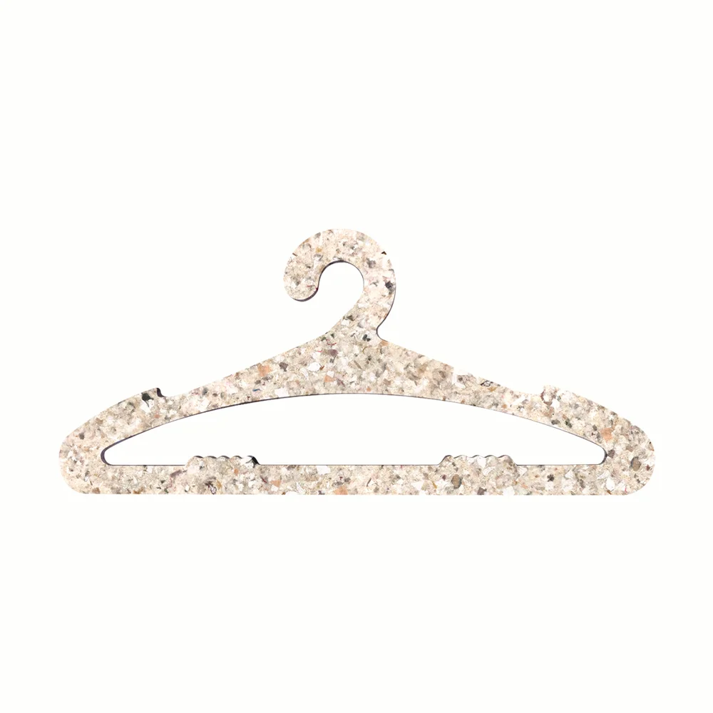 Modern Non Slip Clothes Hanger Recycled Thin Textile Board Clothes Hangers