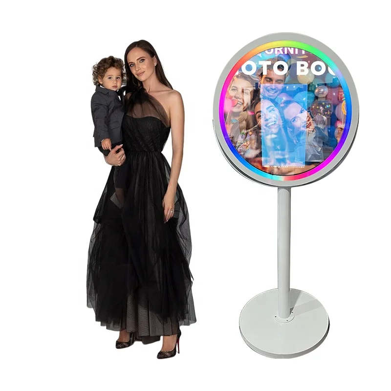 Hot Selling Style Mirror Photo Booth High Quality High Quality Mirror Magic Selfie 21.5 Inch Party Mirror Photo Boot