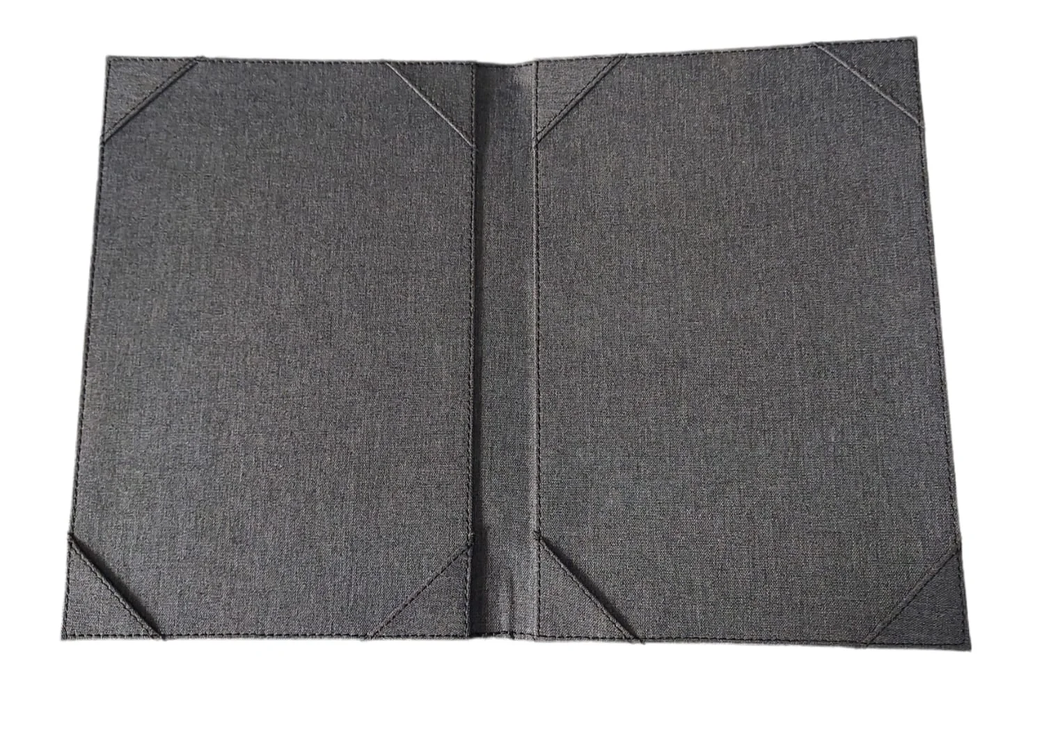 Shiny Lizard design Golden leatherette material menu folder for restaurants table with black embossed logo From India