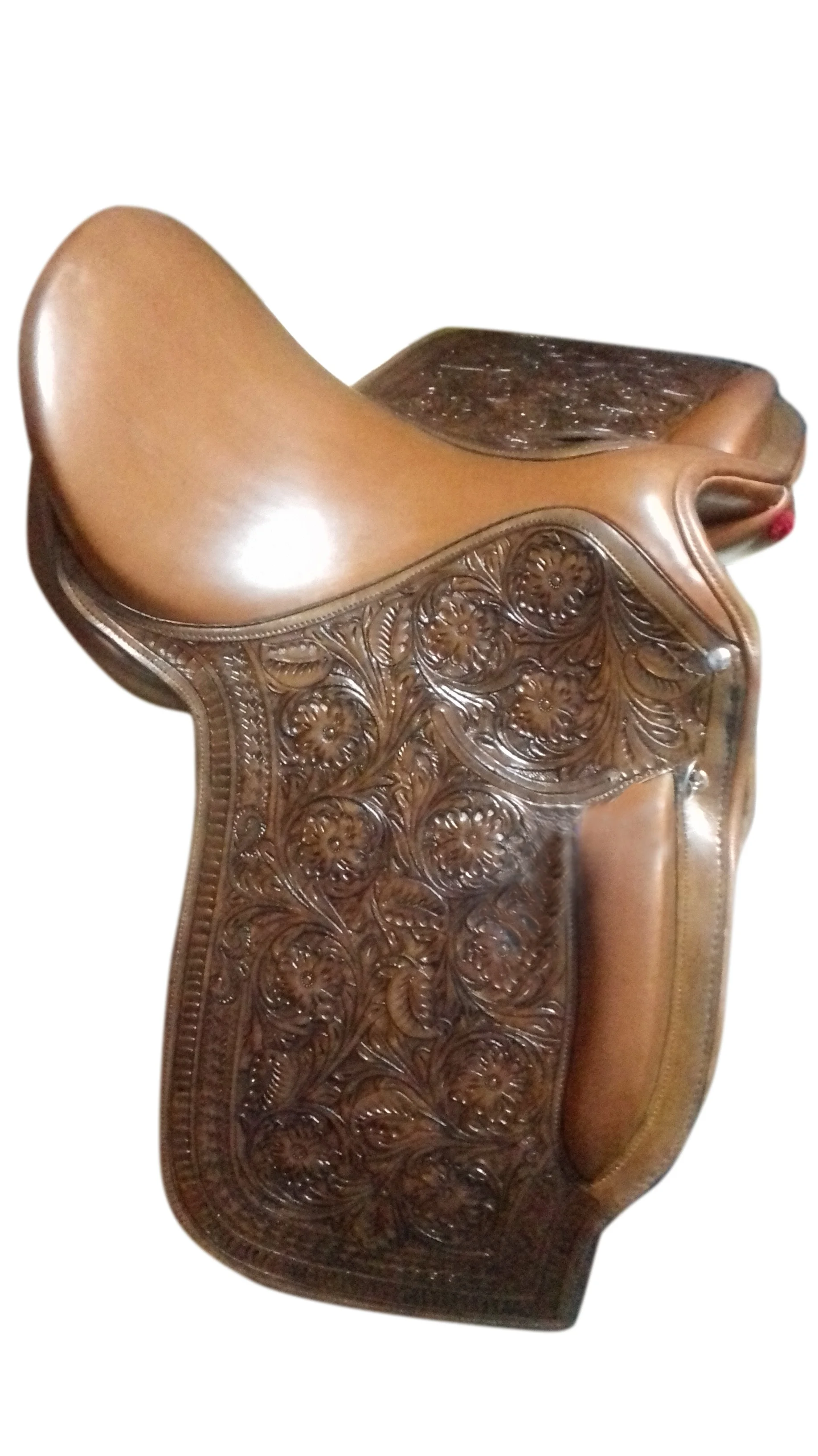 Wholesale Custom Leather Dressage saddle with Hand Tooled soft seat