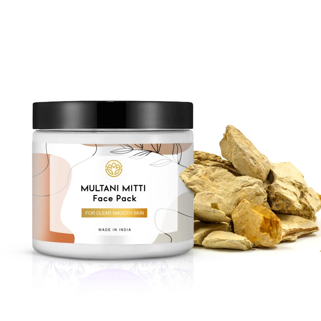 PRIVATE LABEL SPOT REMOVAL MULTANI MITTI CLAY FACE PACK WHOLESALE PRICES BULK  FULLERS EARTH FACE PACK