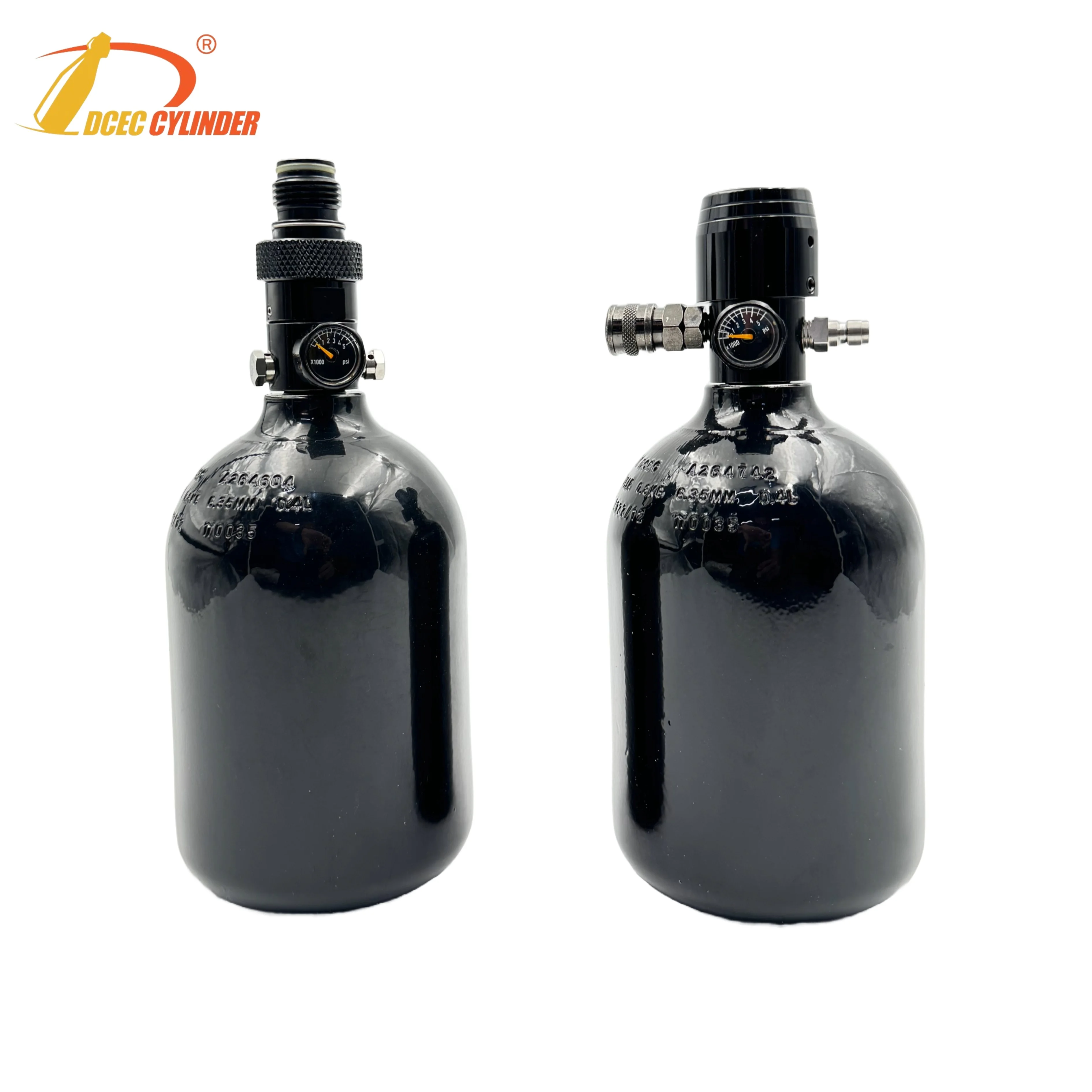 207bar TPED 48ci airsoft gun 3000psi paintball air cylinder hpa tanks with airsoft regulator