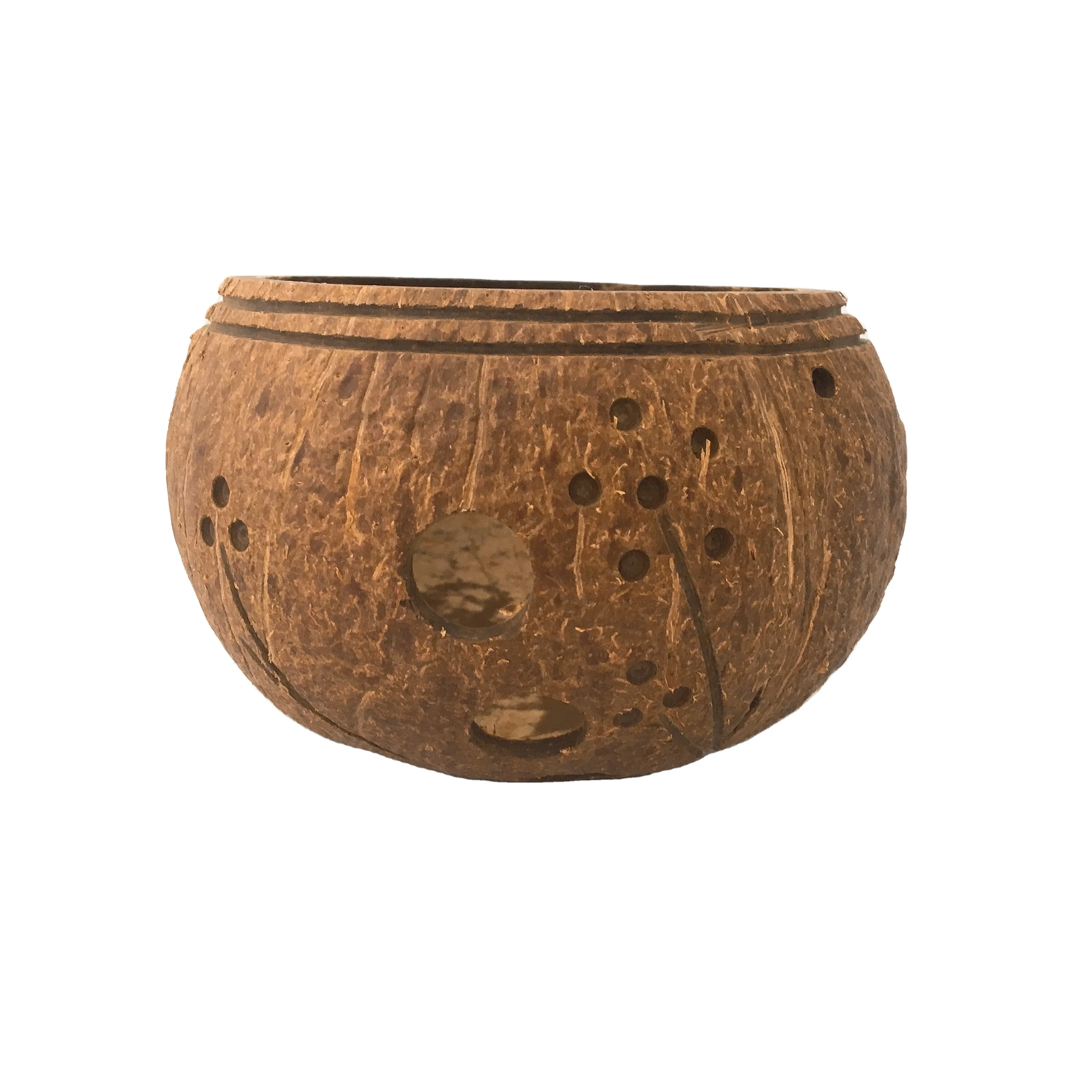 Romantic Handmade Coconut Candle Holder New Design Glass and Metal Jar for Home Decor Made in Vietnam Wholesale