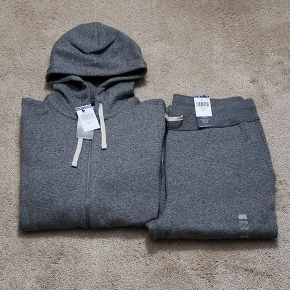 Custom sportswear polo tracksuit hoodie white string long sleeves men tracksuit / jogging suit/ sweatsuit