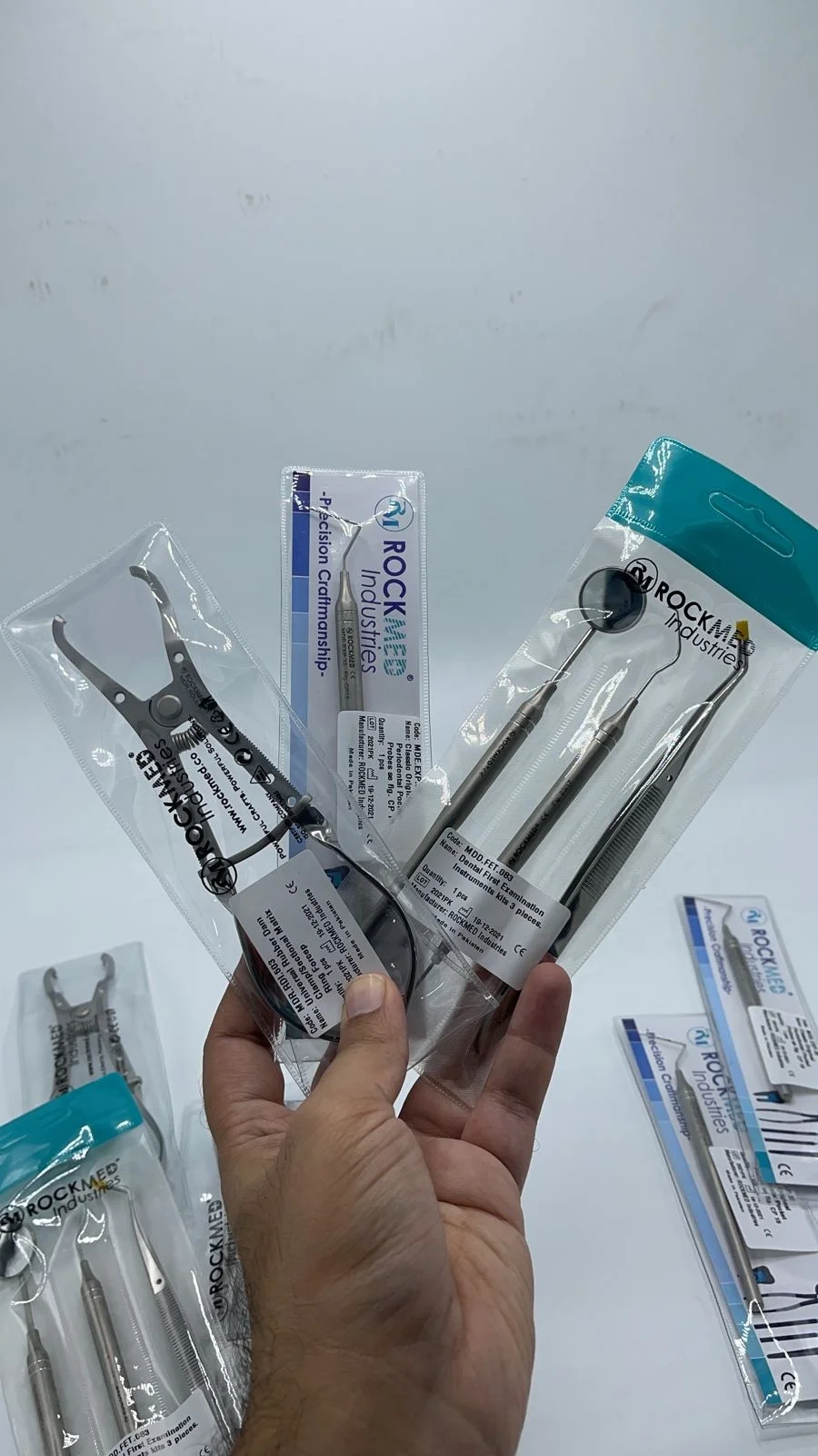 Стоматологические инструменты наборы для первого осмотра с зондами explorer и плоскогубцы из хлопка