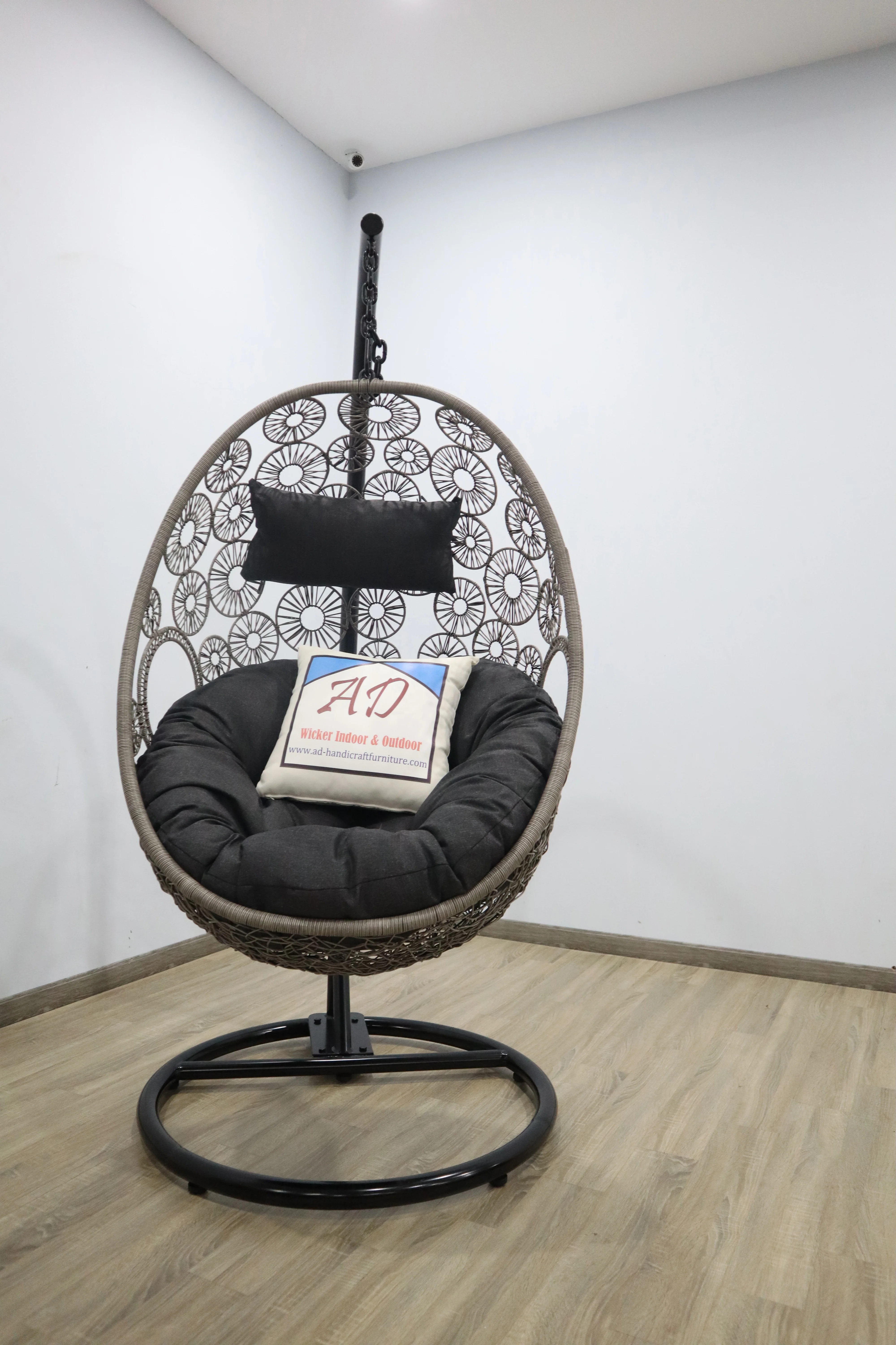 Уличный чехол для качели водонепроницаемый из яичной кожи на подвесное кресло дизайнерский молнии с изображением яиц черная ткань Оксфорд