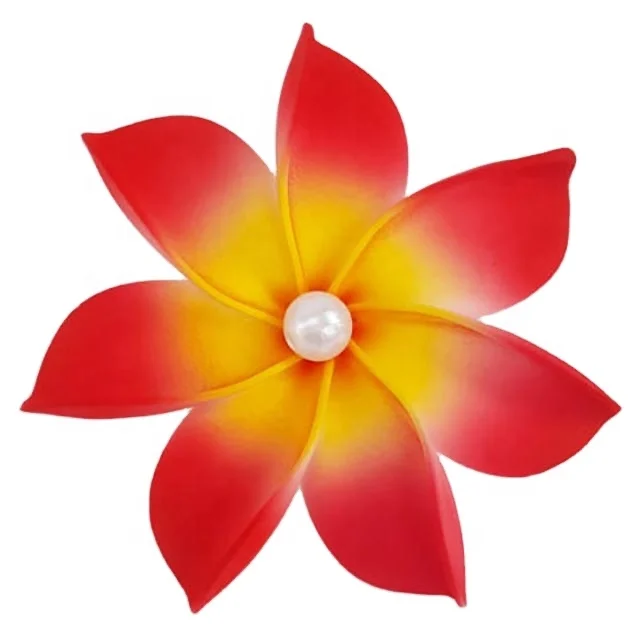 Best seller good quality Handcraft Handmade artificial tahitian foam flower with special tattoo and color pattern