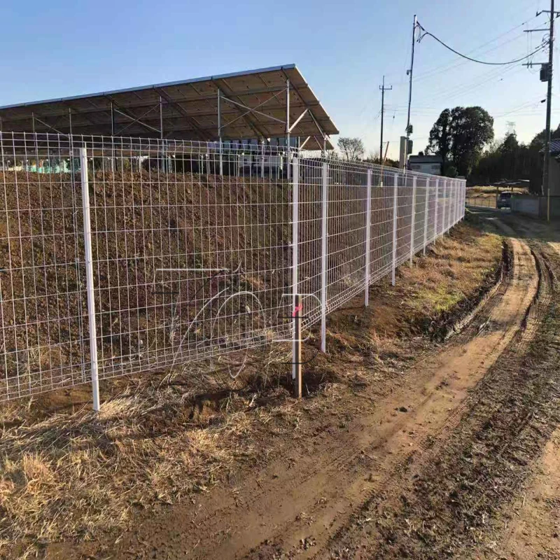 Home Privacy 3D Curvy Welded Wire Mesh Fence With Folds PVC Security Garden Open Field Metal Welded Wire Mesh Fence