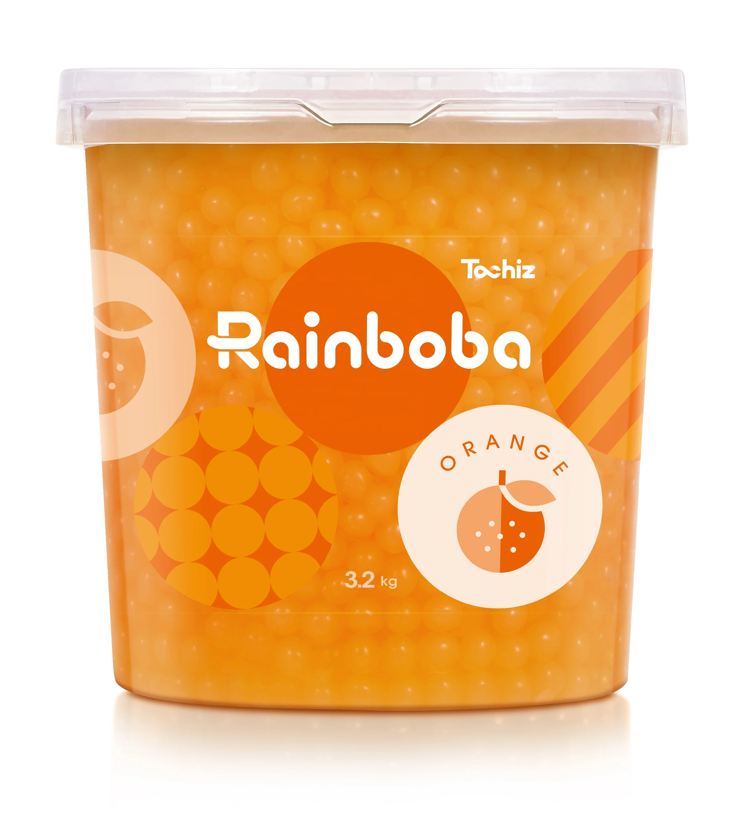 Taiwan made Popping boba Orange flavor for bubble tea
