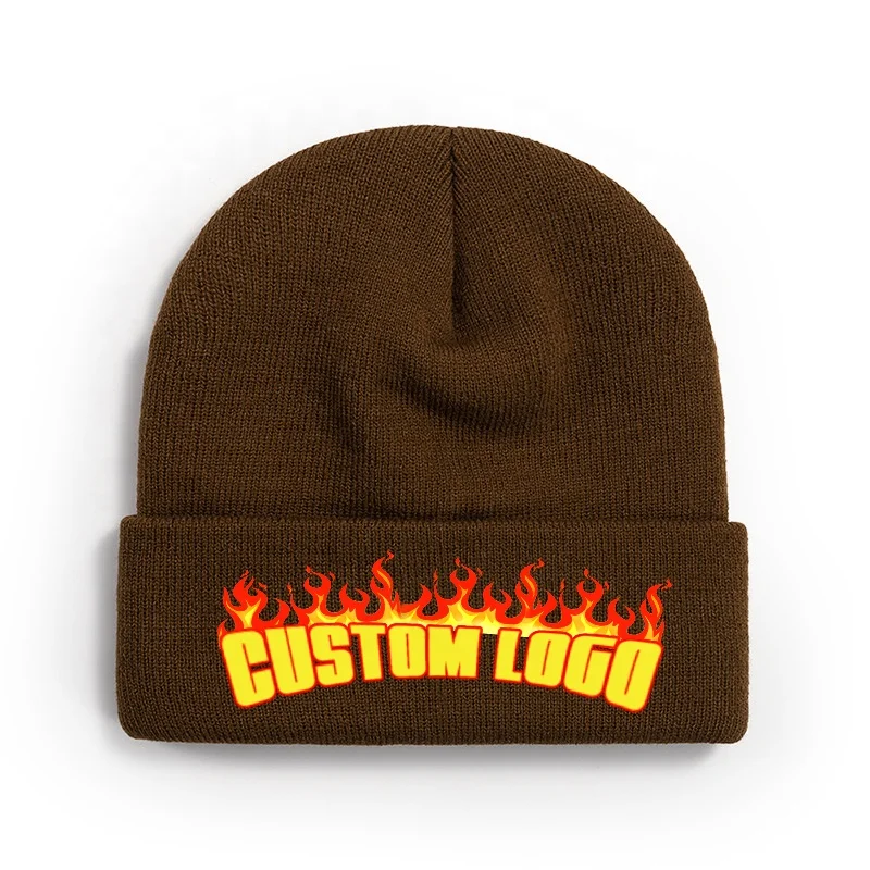 GYMNASTIC WEAR  custom logo with flame style   beanies