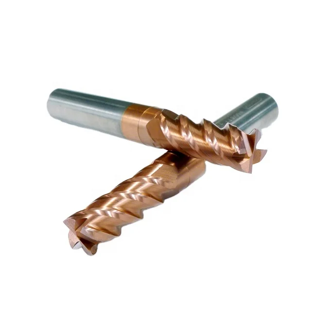 Производитель, твердосплавная Концевая фреза, фреза с 4 канавками, инструменты для резки с ЧПУ