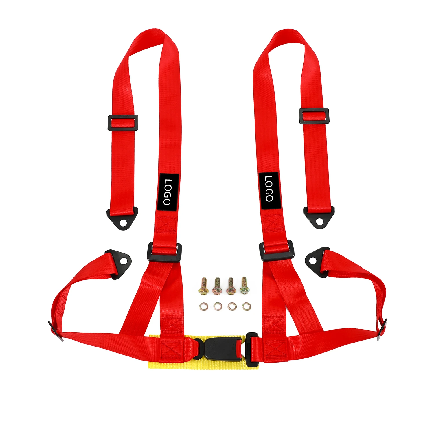 Safety Harness 4 Point Racing Car Seat Belts Quick Release
