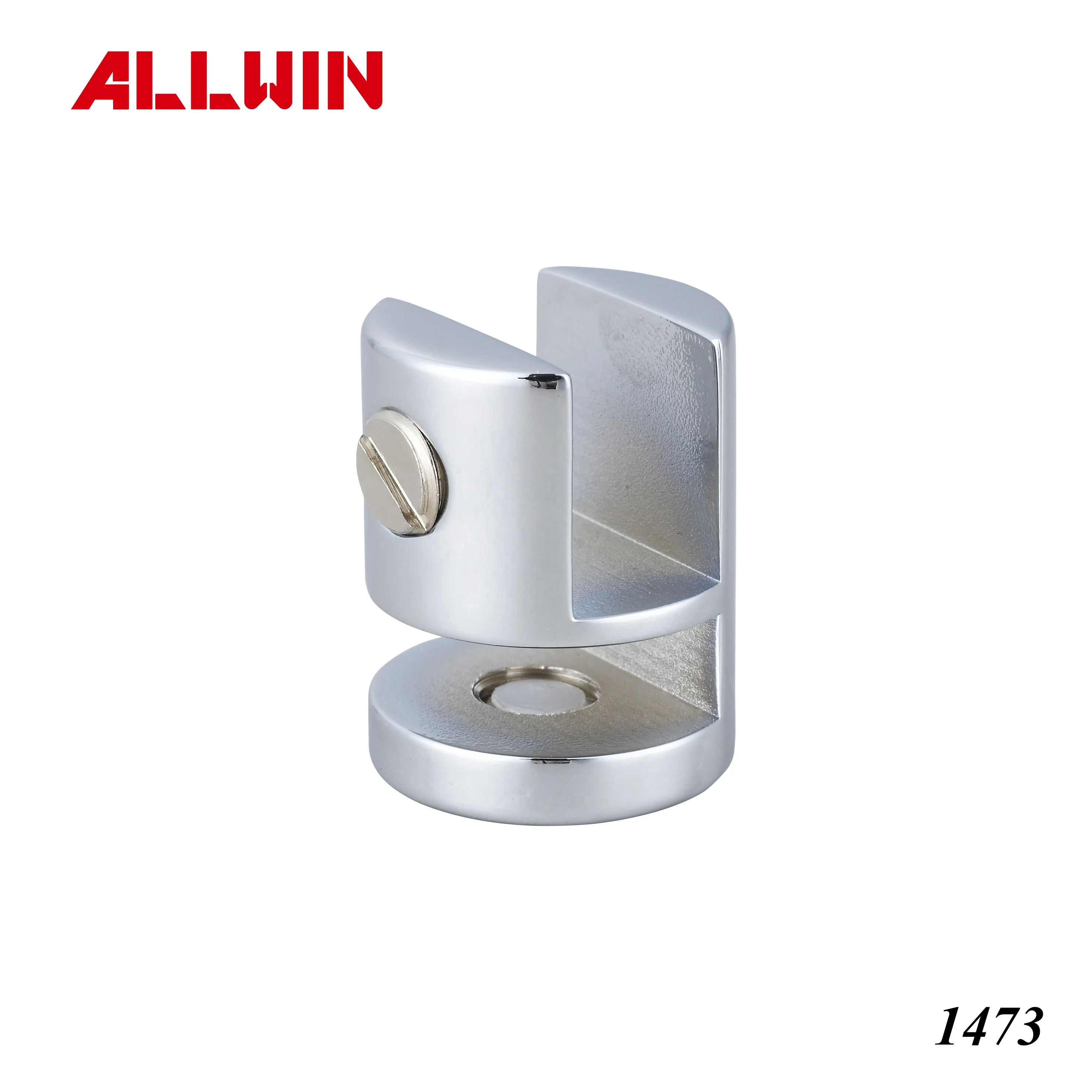 25 x 31mm for 6mm and 8mm glass Hole Free Polished Chrome Brass Shower Shelf Glass Clamp Connector