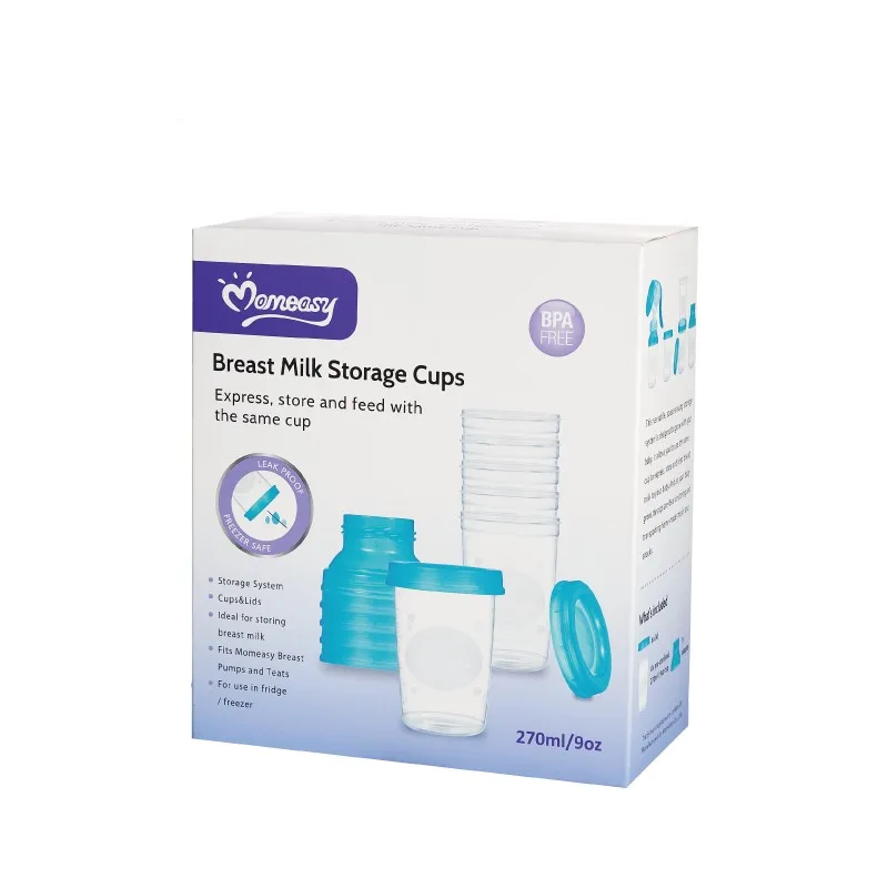 Bpa Free 270ML 9 Ounces Storages Breast Milk Cup Breast Milk Storage Container Storage Cups