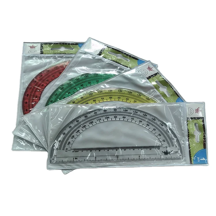 Угол линейки гониометра для школы и офиса на заказ 0-180 градусов