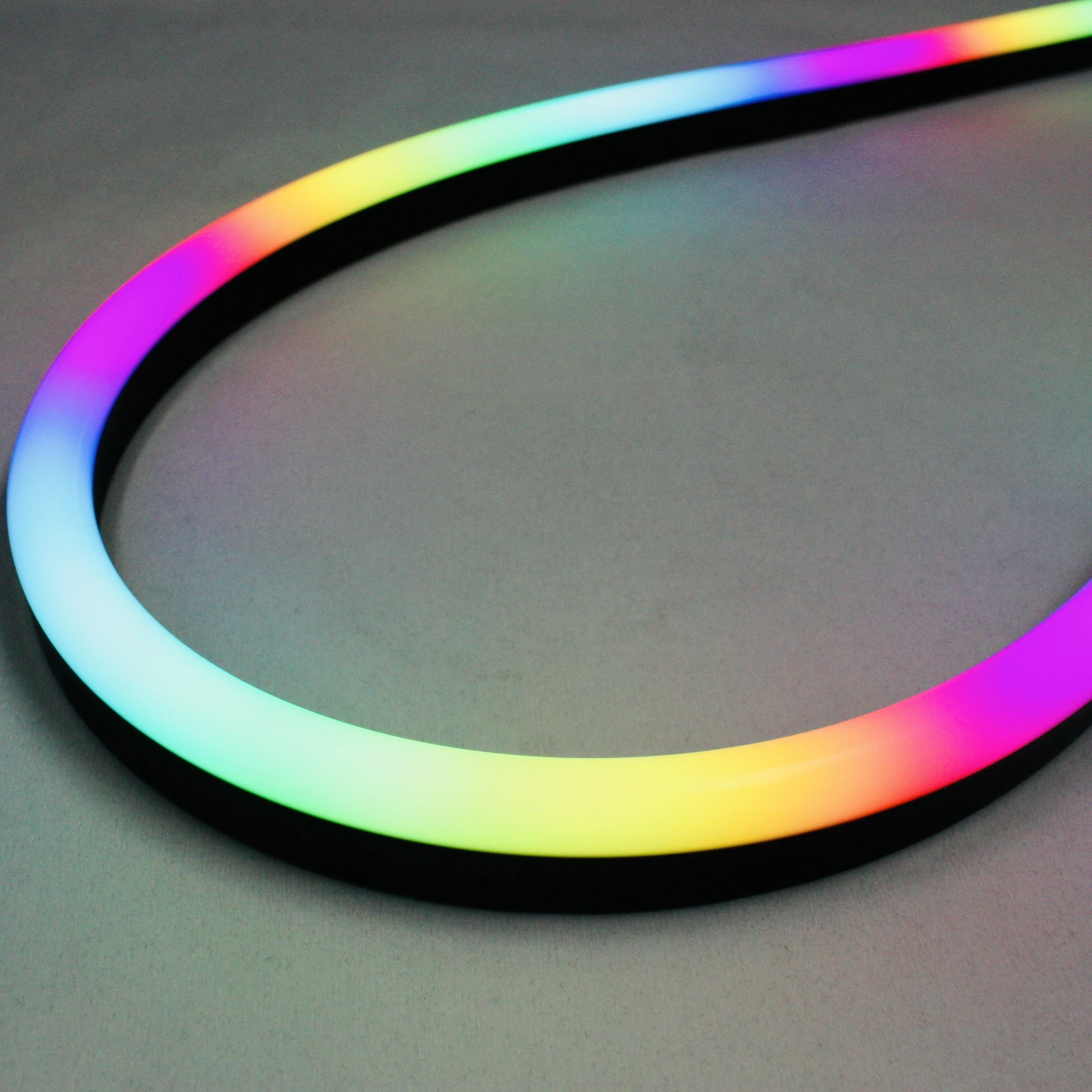 Теплый белый RGB RGBW Янтарный УФ Фиолетовый водонепроницаемый 12 В 24 В 5 в 10 мм 14 мм 16 мм 20 мм DMX круглая RGB 270 градусов светодиодная неоновая полоса