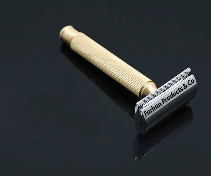 Парикмахерские мужские и женские бритвенные ручные безопасные бритвы Набор станки с двойной кромкой длинной ручкой держатель-подставка щетка для бритья