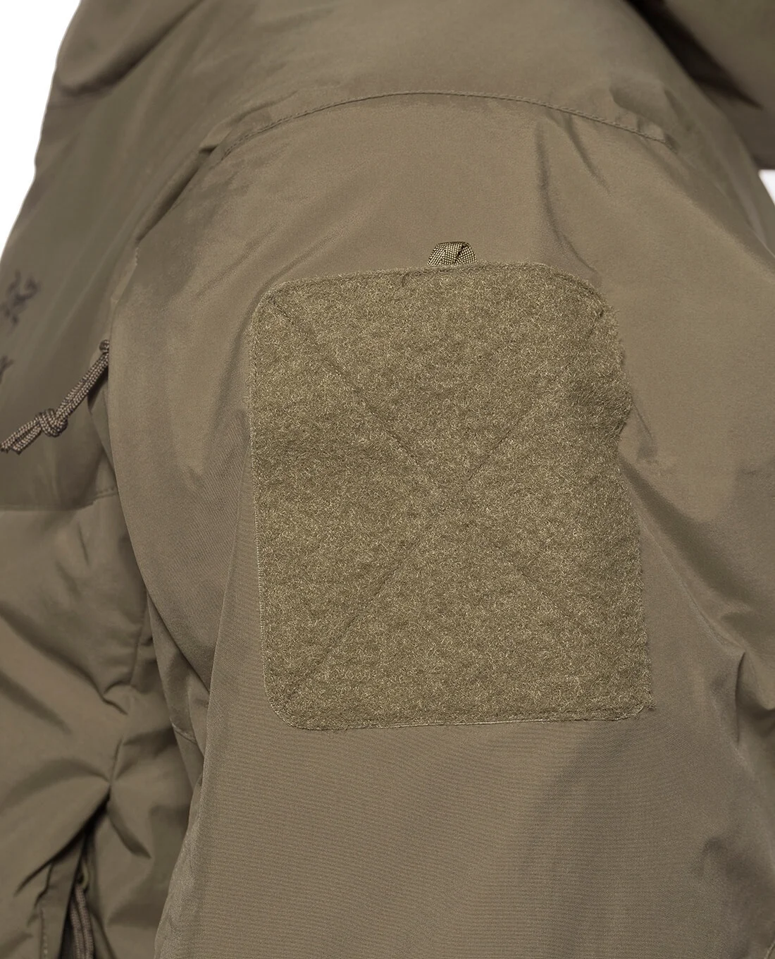 Durable Weather resistant tactical parka insulated shell removable ID panel hiking windbreaker waterproof pullover jacket unisex