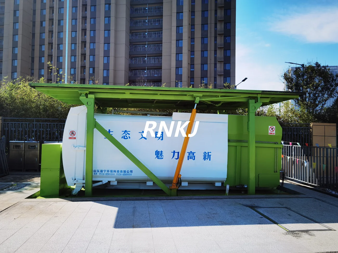 RNKJ Factory Supply Underground Rubbish System With Trash Containers Underground Garbage Receiver
